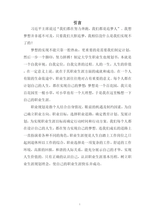23页10000字金融科技应用专业职业生涯规划.docx