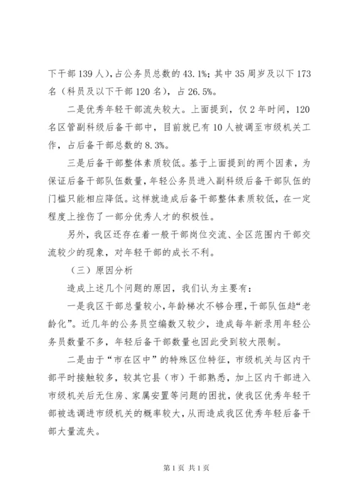 新时期年轻后备干部选拔培养的调研报告 (2).docx