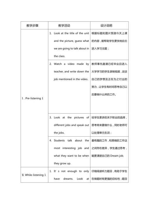 Unit 6  Section A 1a-2c 教学设计(人教英语八上 Unit 6 I'm goi