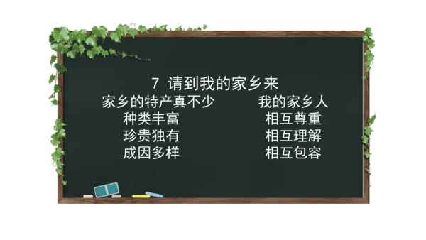 三下7 请到我的家乡来 第二课时 课件（78张PPT）含答疑