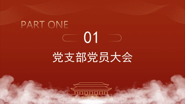2024党支部标准化规范化“三会一课”制度党课ppt