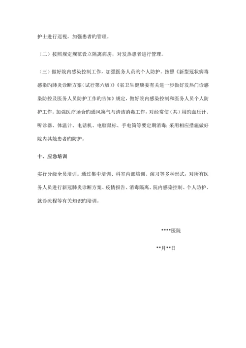 医院新冠肺炎防控应急预案.docx