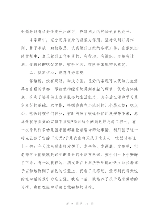 幼师个人总结.docx