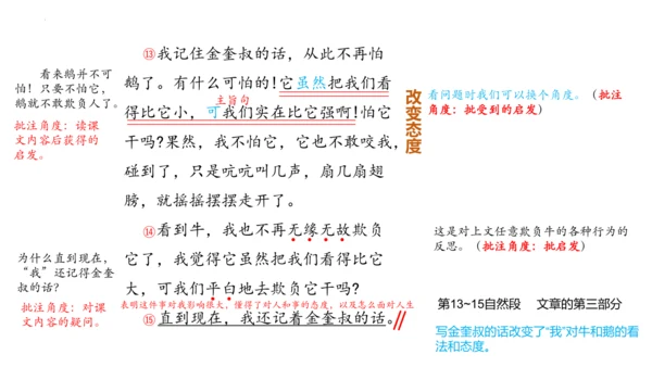 第18课《牛和鹅》第二课时（课件）