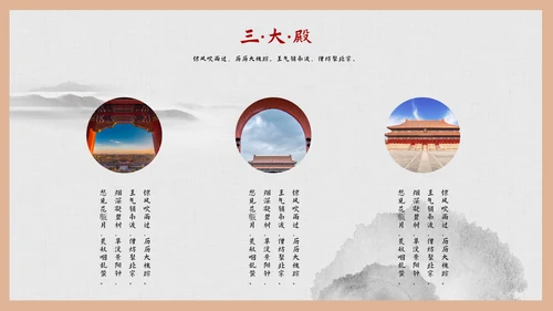 故宫印象故宫风光PPT模板