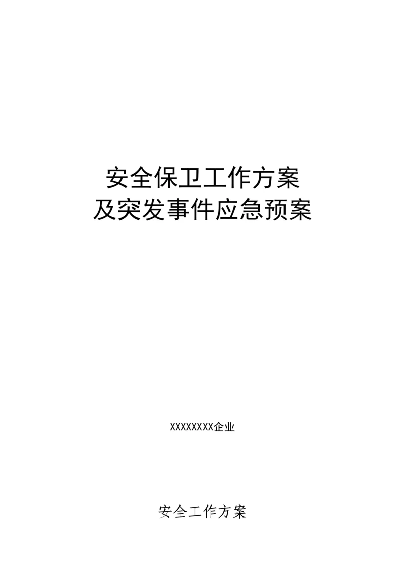 大型活动安保专项方案模板.docx