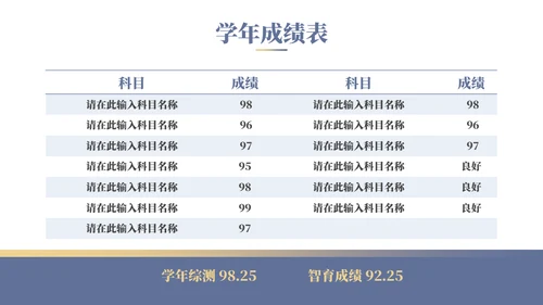 学校年度国家奖学金申请答辩通用PPT模板