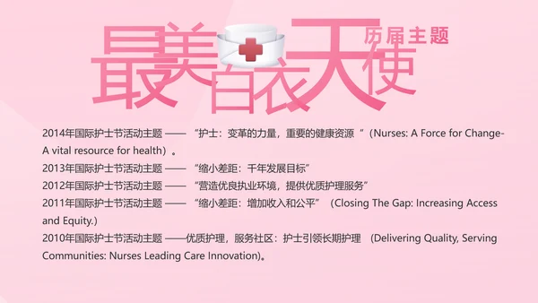 5.12国际护士节活动主题演讲PPT