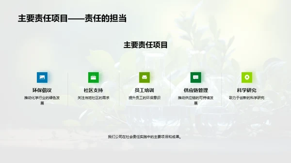 绿色愿景：化学业责任