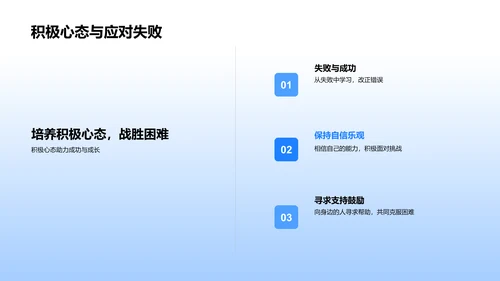 大学生学习管理PPT模板