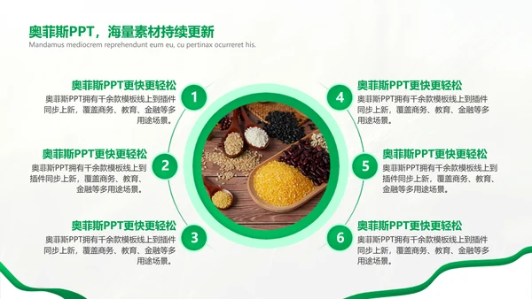 绿色简约风农学专业科研总结
