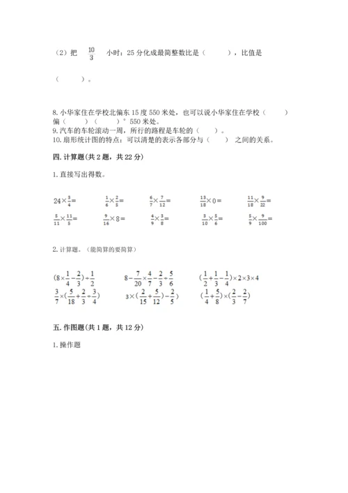 人教版六年级上册数学期末测试卷【考点精练】.docx