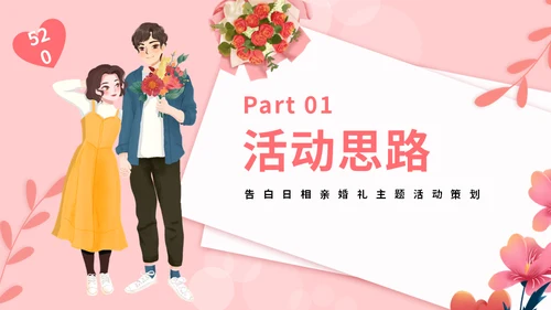 为爱告白情人节通用PPT