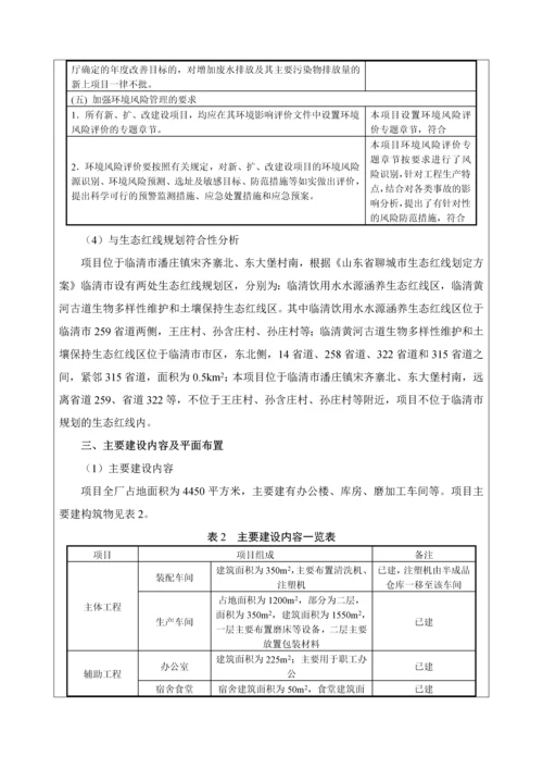 潘庄镇海瑞年产100万套角接触球轴承项目环评报告.docx