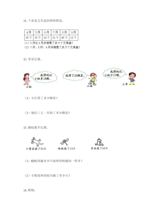 小学二年级数学应用题大全精品有答案.docx