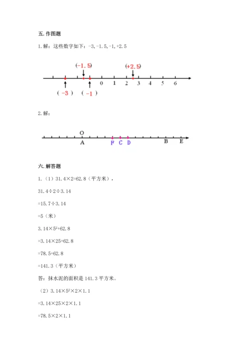 六年级下册数学《期末测试卷》学生专用.docx