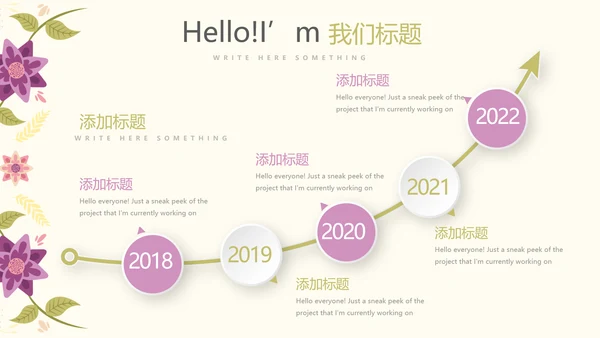 粉色水彩母婴护理动态PPT
