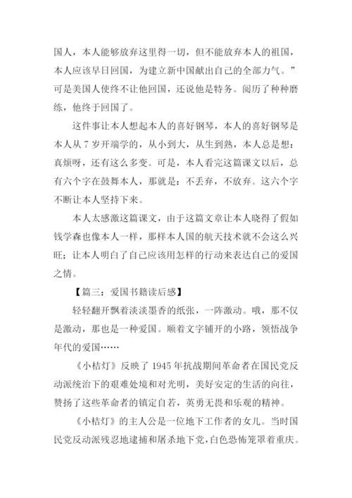 关于爱国书籍的读后感.docx