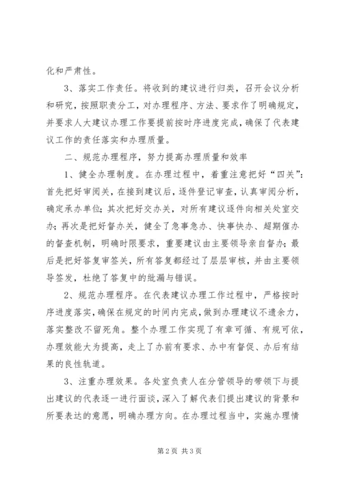 人大建议年终工作总结.docx