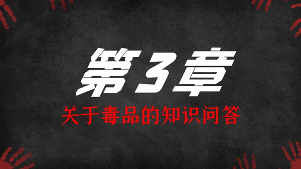 国际禁毒日珍爱生命远离禁毒教育知识PPT模板