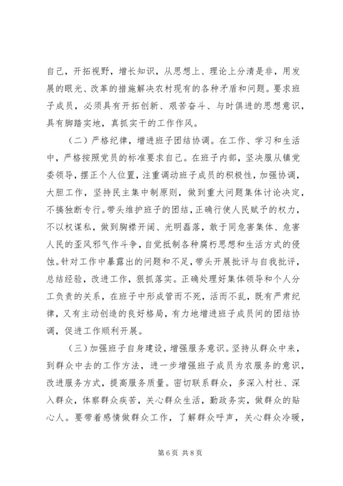 乡镇治庸问责活动情况汇报.docx