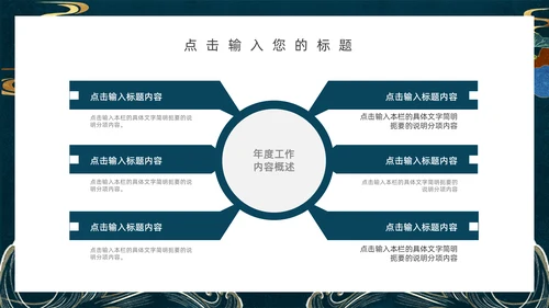中国风简约工作汇报通用PPT模板