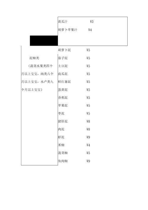 婴幼儿辅食项目商业计划书