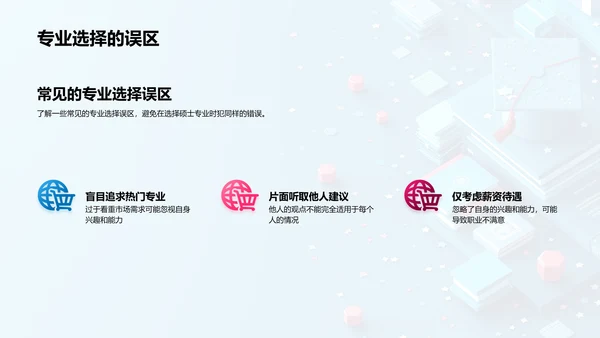 硕士专业选择策略PPT模板
