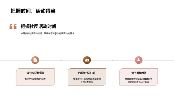 社团之路，提升自我