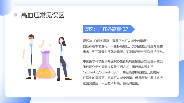 门诊就医预防高血压知识科普PPT模板