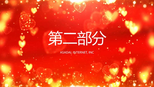 红色生日快乐生日派对纪念册视频PPT