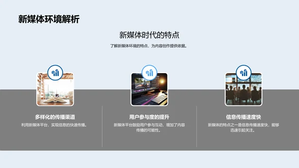 新媒体内容创新讲座PPT模板