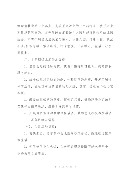 小班教育工作计划10篇.docx