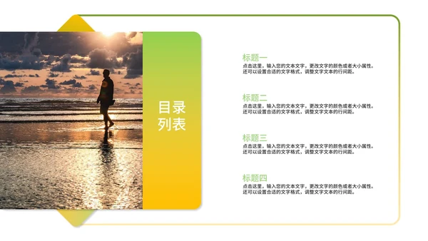 简约环保地球一小时PPT模板