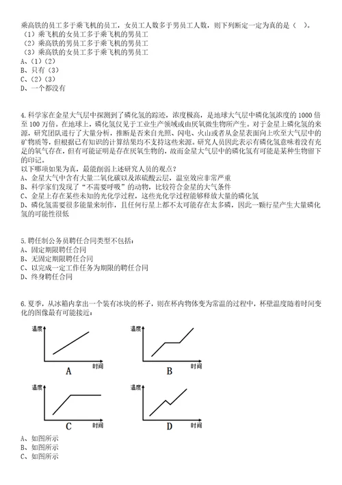 2023年04月黑龙江绥化市绥棱县引进研究生学历人才12人笔试题库含答案解析