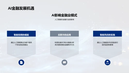 金融AI应用深度解析PPT模板