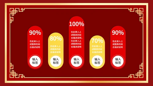 火红中国风企业年会宣传PPT模板