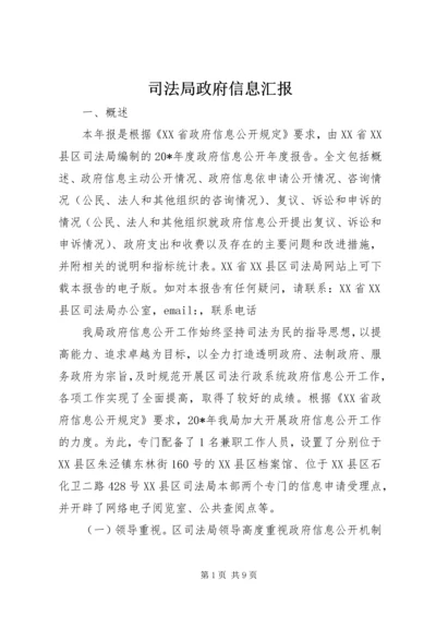 司法局政府信息汇报.docx