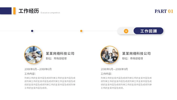 简约岗位竞聘个人简历竞聘述职自我介绍ppt模板竞聘1