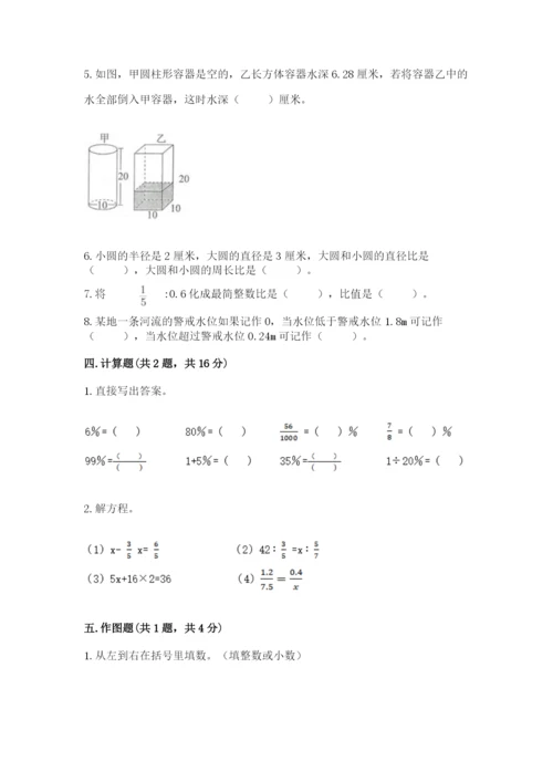 六年级下册数学期末测试卷附参考答案（综合题）.docx