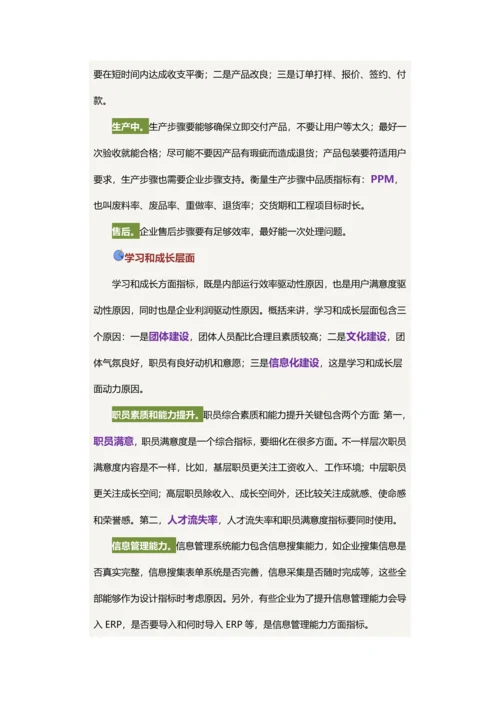 常见的绩效综合考核指标综合体系.docx