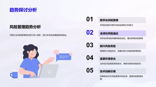 银行风险管理报告PPT模板