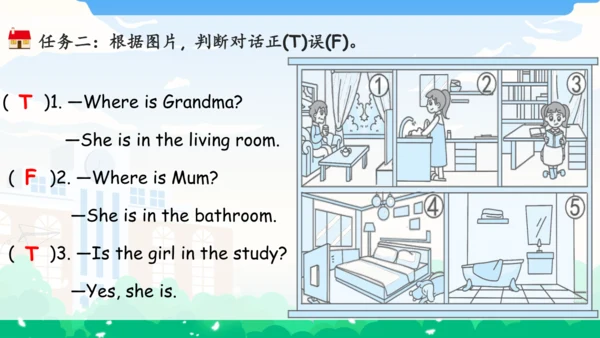Unit 4 My home 单元复习(一)-单词词组+典型例题（共30张PPT）