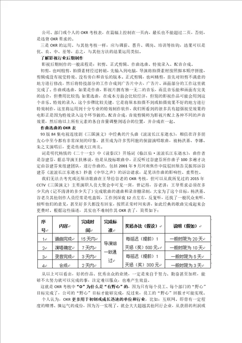 绩效管理OKR作为绩效管理工具该如何应用