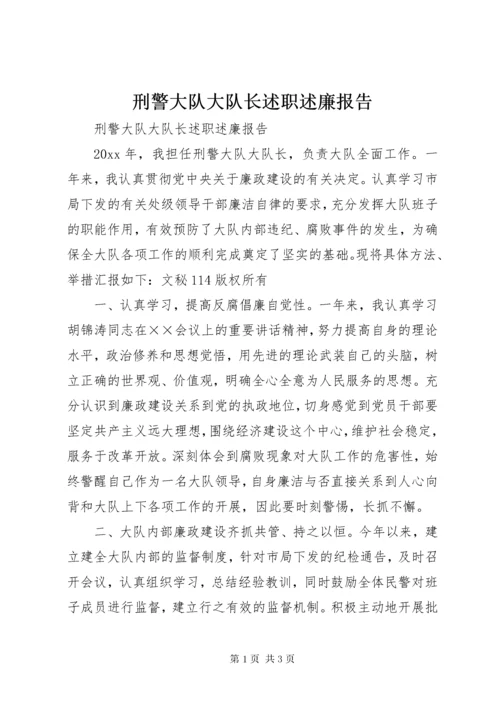 刑警大队大队长述职述廉报告 (3).docx