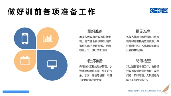 防洪减灾汛期黄河洪水PPT模板