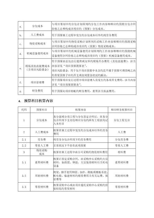 具体预算专项项目管理标准手册