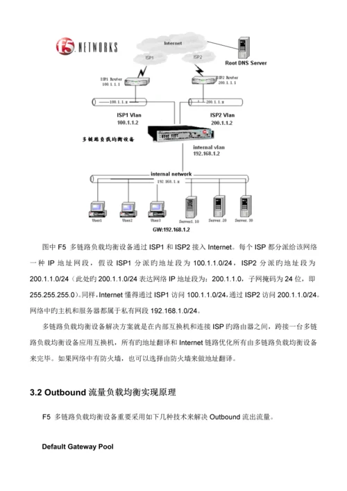 F多出口链路负载均衡解决专题方案Linkcontroller.docx