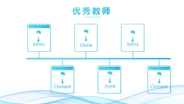 蓝色大气课题结题报告工作总结PPT