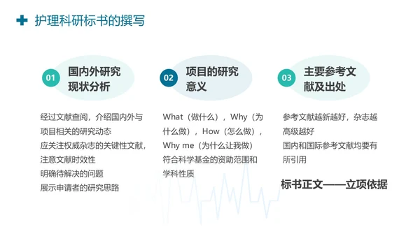 护理标书护理科研标书的撰写PPT模板
